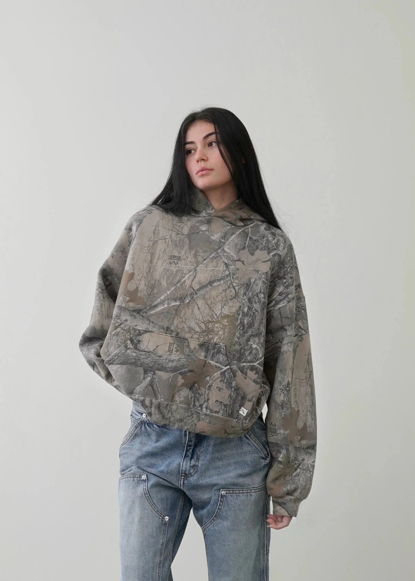 Oversized Unosex Printed Hoodie