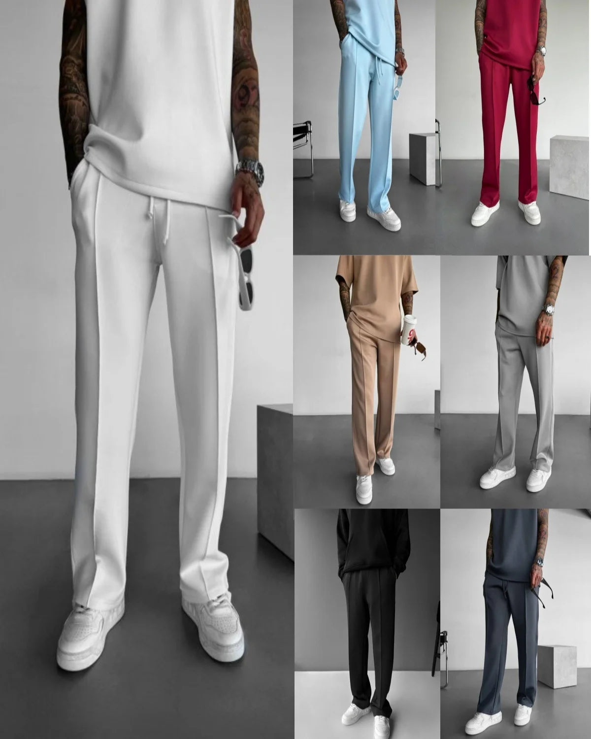 Loose Straight Tube Sports Casual Pants