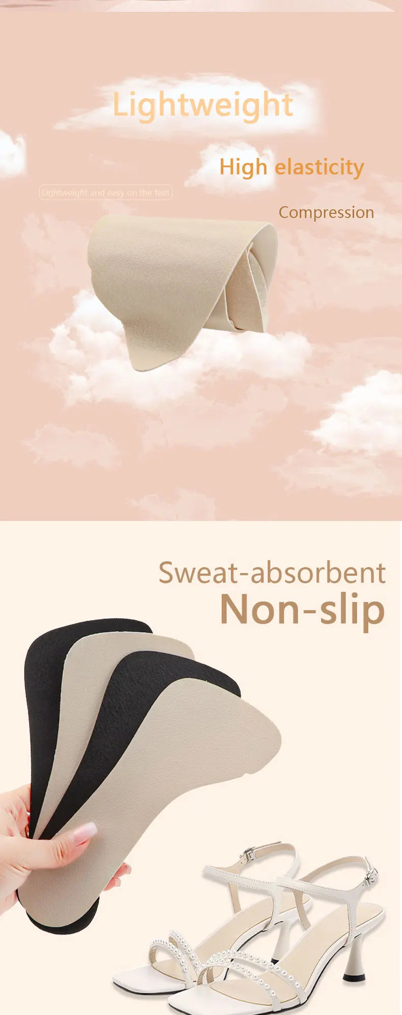 High Heel Insoles Women's Shoes