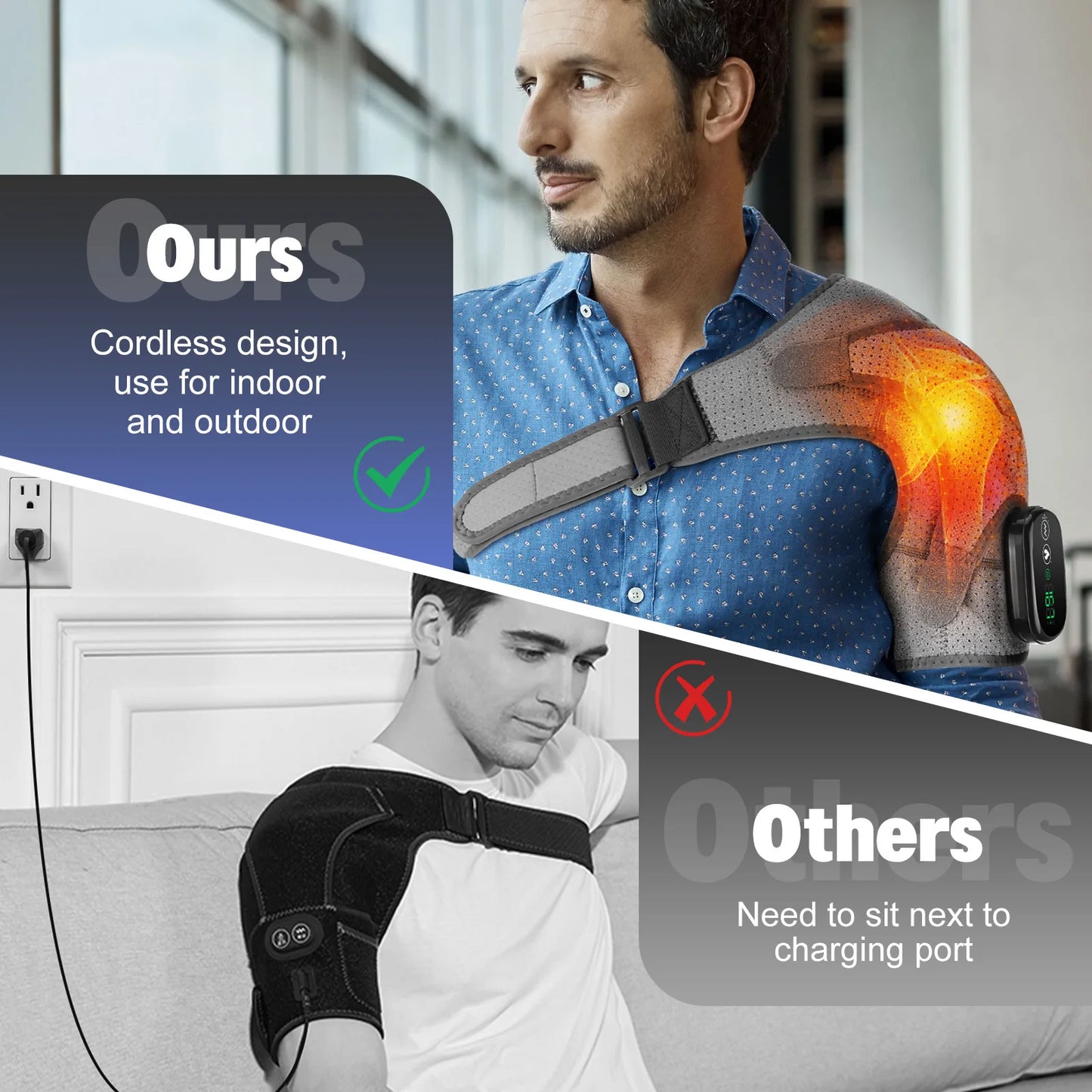 Heating Arm Shoulder Massage Belt