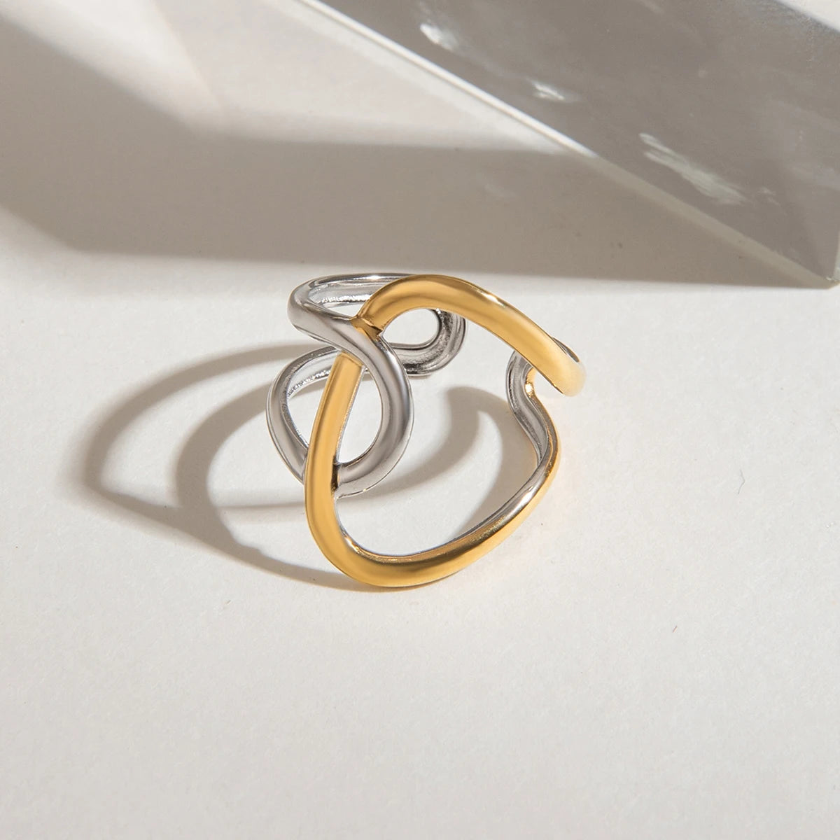 Smooth Irregular Women's Open Ring