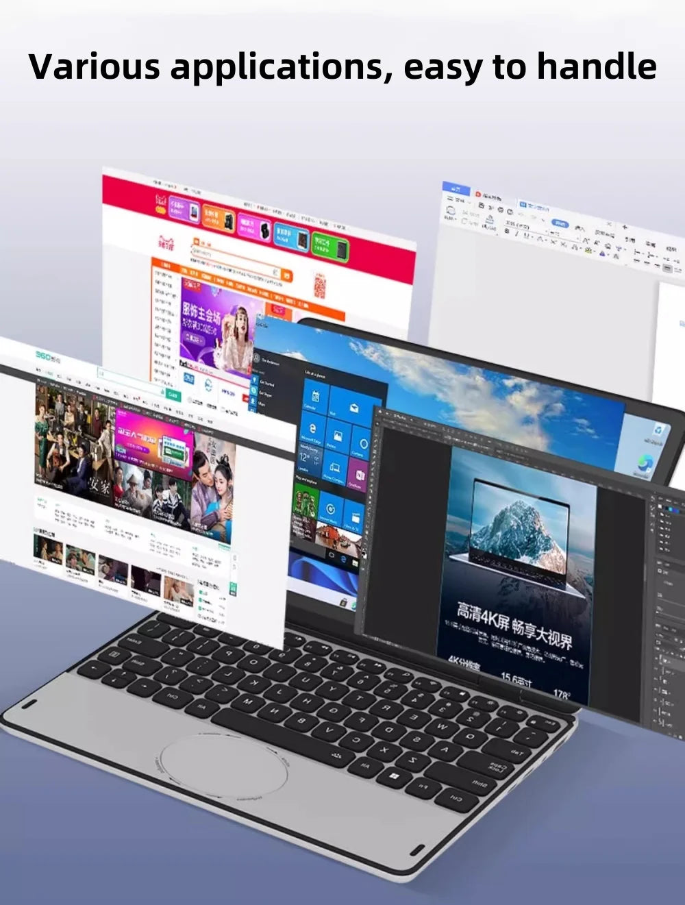 16GB Intel Processor Notebook Laptop