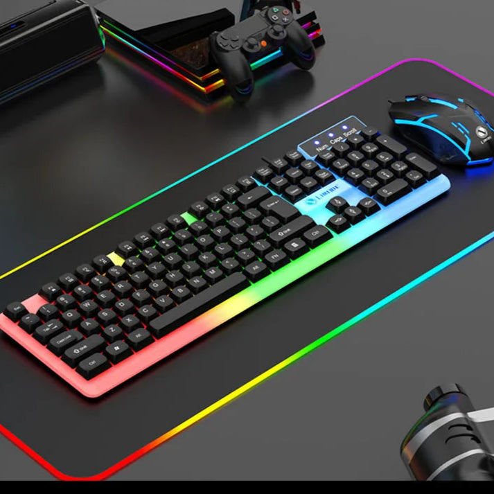 Illuminated keyboard & Mouse