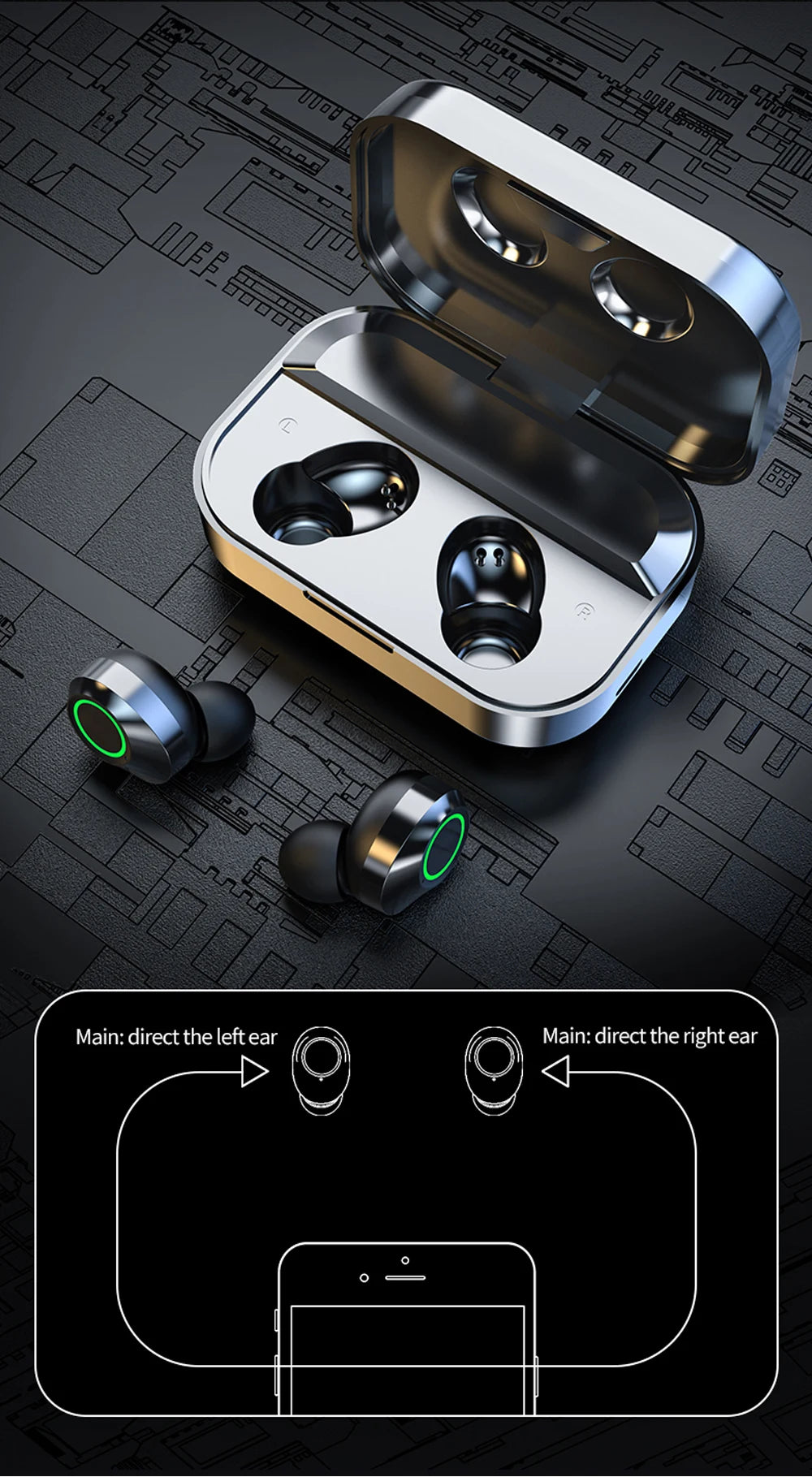 Wireless Bluetooth Earphones