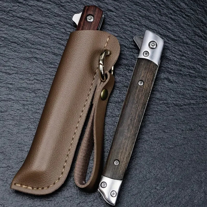 Wood Handle Folding Knife