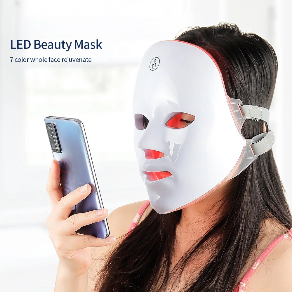 Rechargeable Facial LED Mask