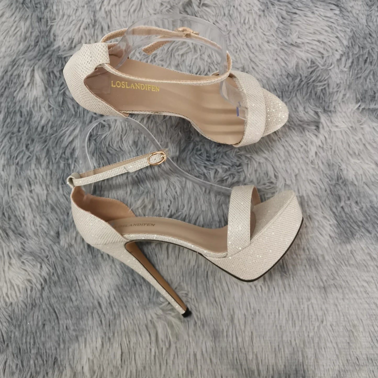 Supper Flash High Heels Patent Women's Sandals
