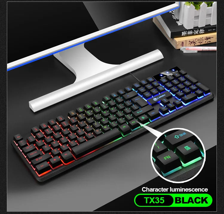 Illuminated keyboard & Mouse
