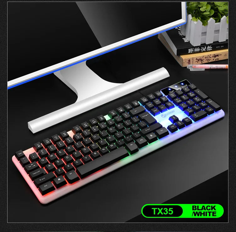 Illuminated keyboard & Mouse