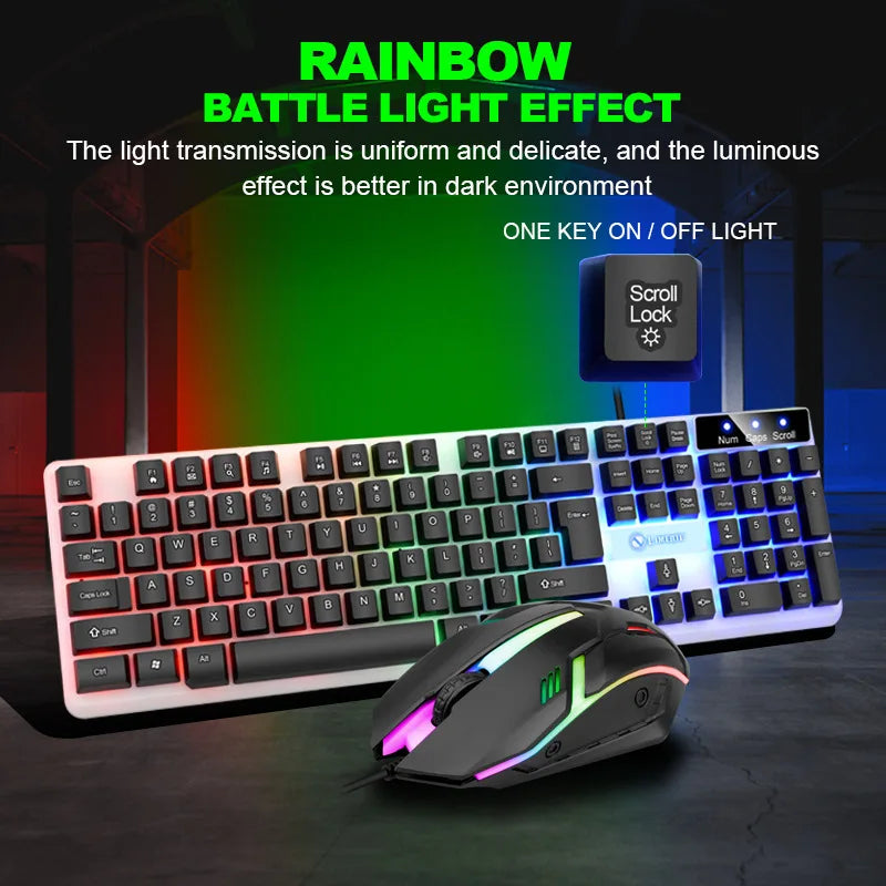 Illuminated keyboard & Mouse
