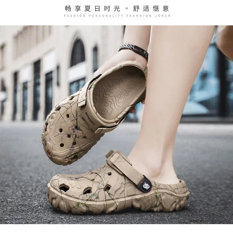 Men's Garden Platform Sandals Slippers