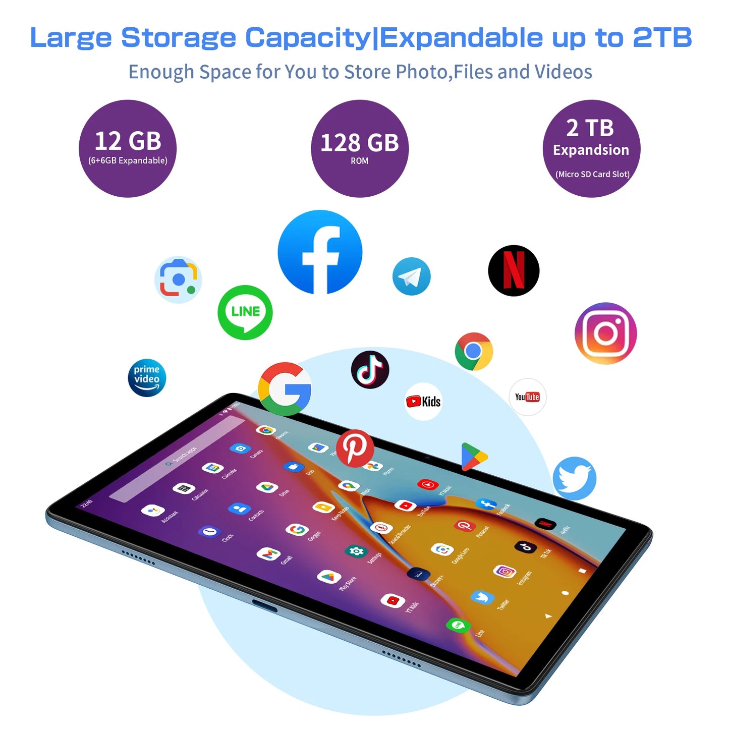 Android 14 Dual SIM Tablet