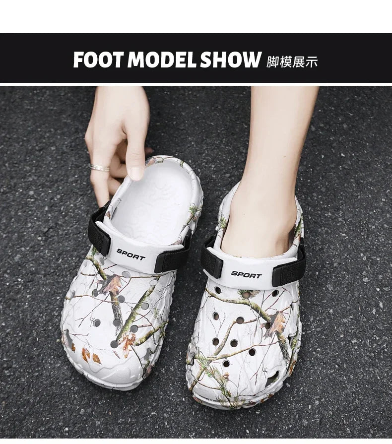 Men's Garden Platform Sandals Slippers