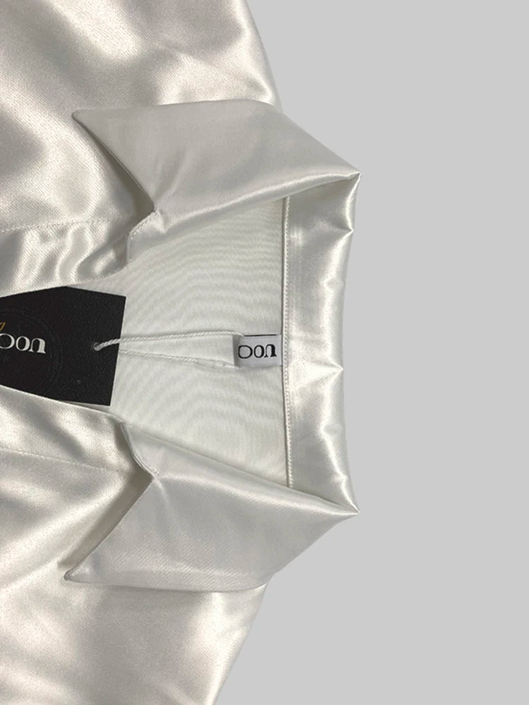 Lapel Blouses Gradient Shirt for Women