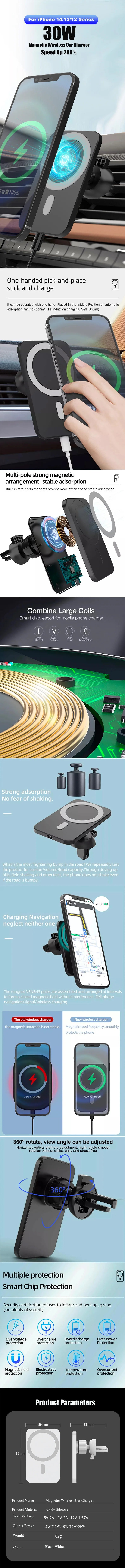 Wireless Car phone Holder Charger