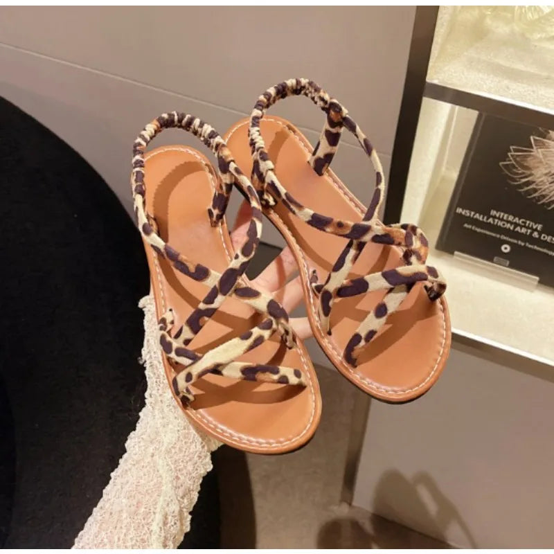 Flats Leopard Women's Cozy Casual Shoes