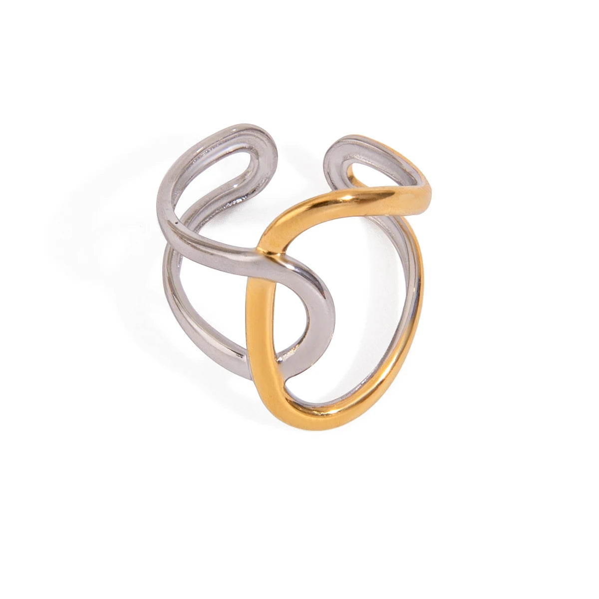 Smooth Irregular Women's Open Ring