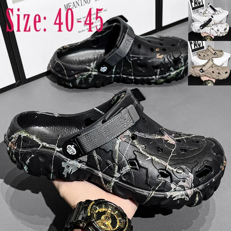 Men's Garden Platform Sandals Slippers