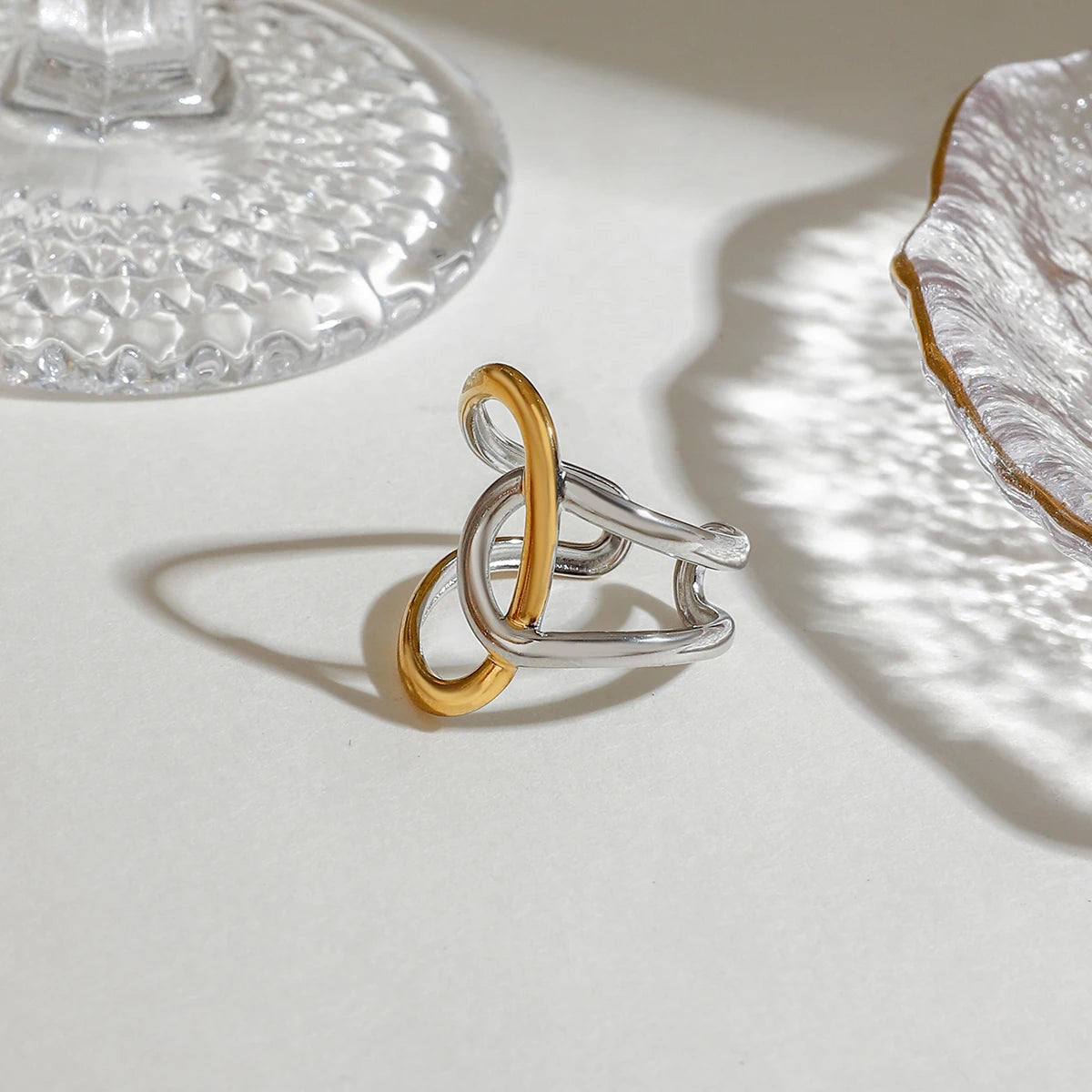 Smooth Irregular Women's Open Ring