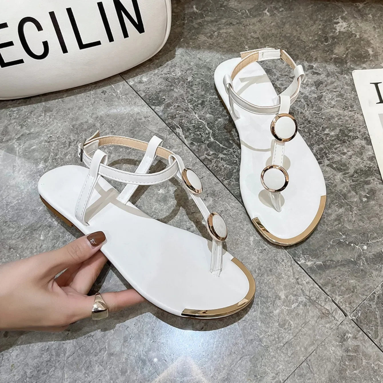Luxury Summer Women's Casual Flat Sandals
