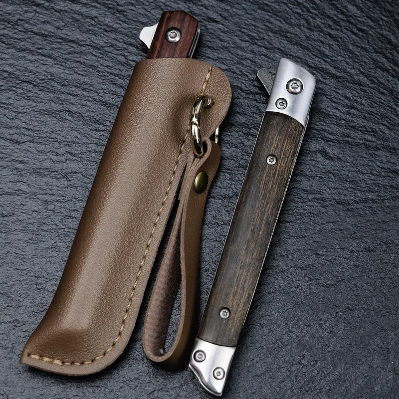 Wood Handle Folding Knife