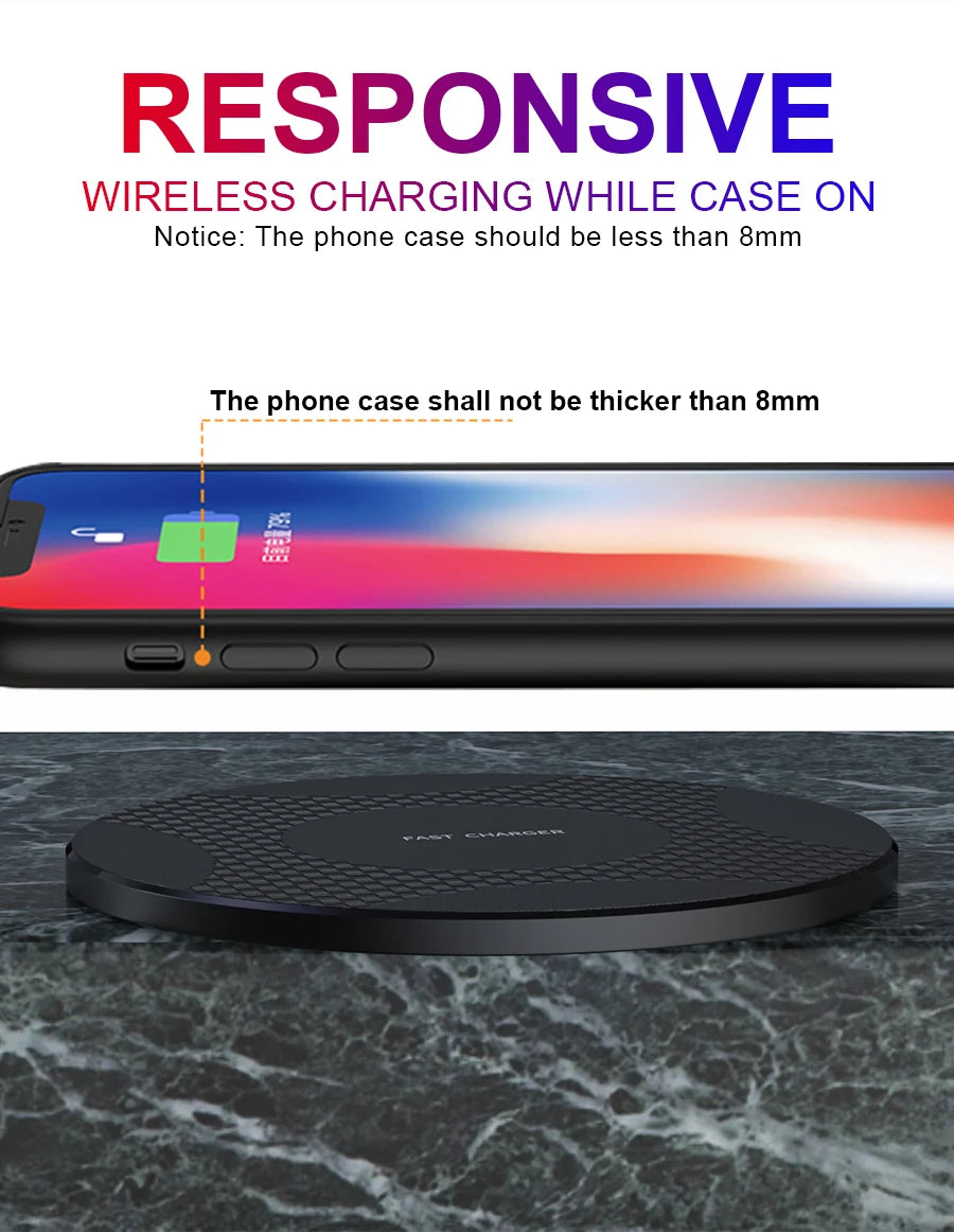 10W Fast Wireless Charging Pad