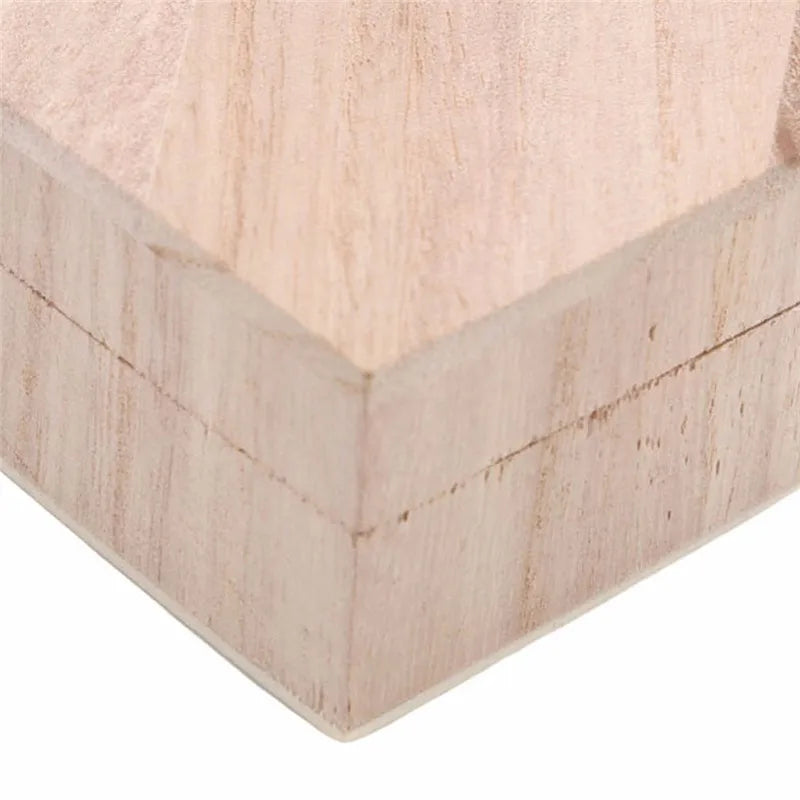 Heart Shape Wood Jewelry Box