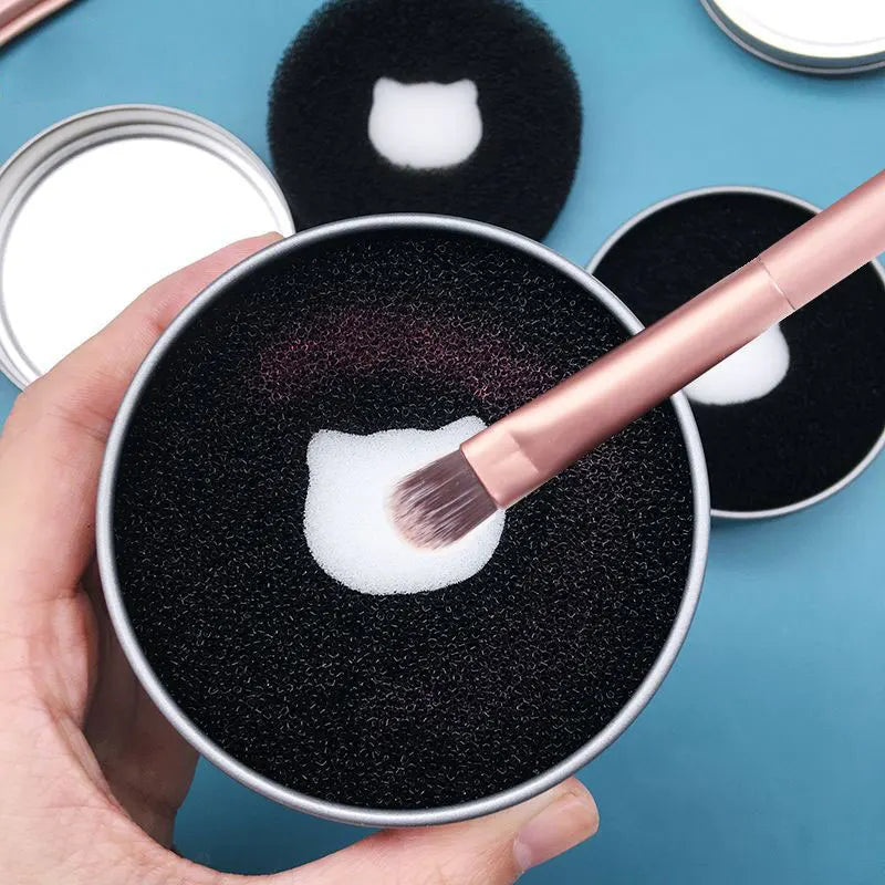 Makeup Brush Cleaner Sponge Box