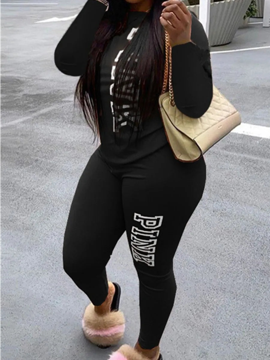 2-Pieces Casual Tracksuits Pants Set