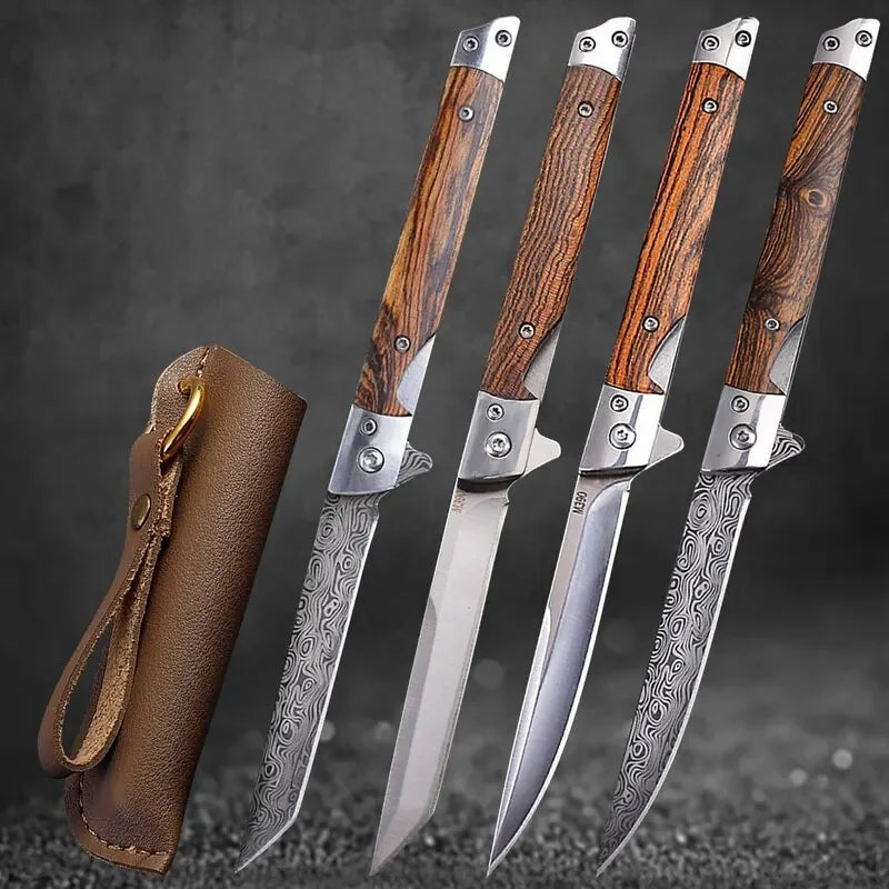 Wood Handle Folding Knife