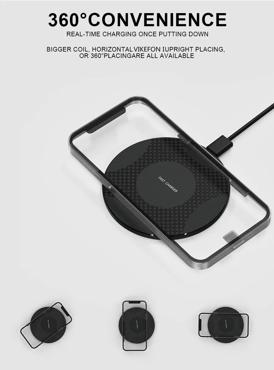 10W Fast Wireless Charging Pad