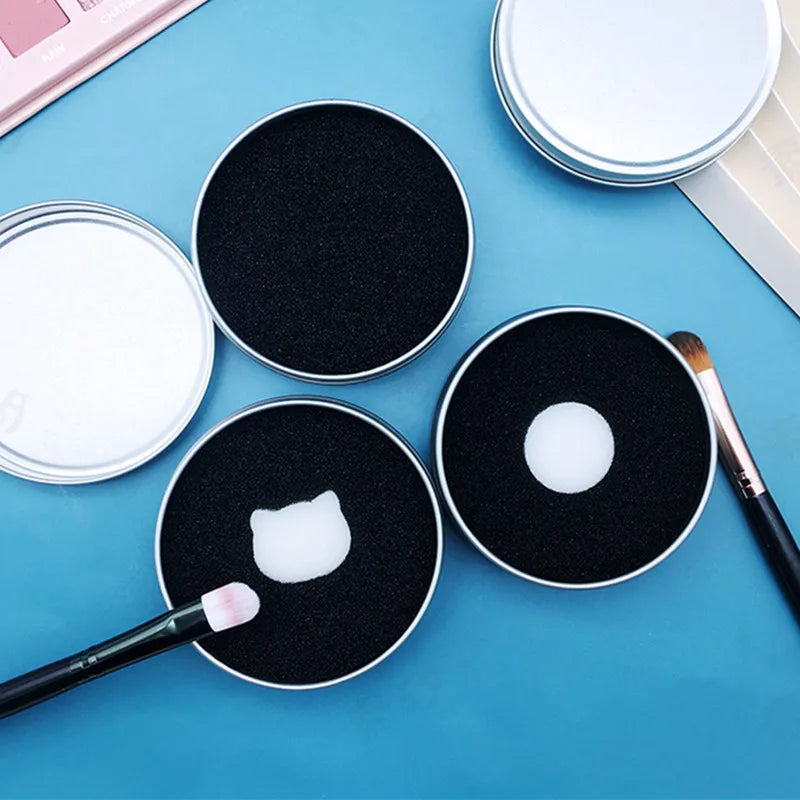Makeup Brush Cleaner Sponge Box