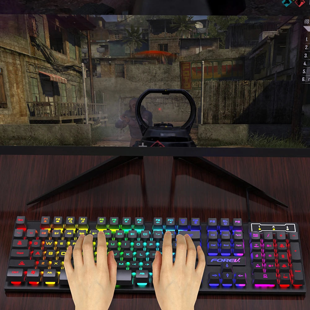 104 Keys Wired Gaming Keyboard