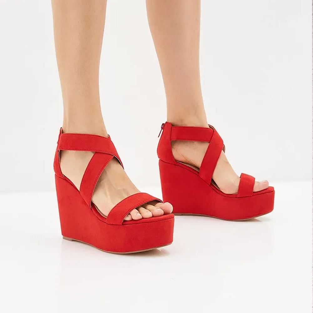 Cross Cut-Outs Women's Sandals