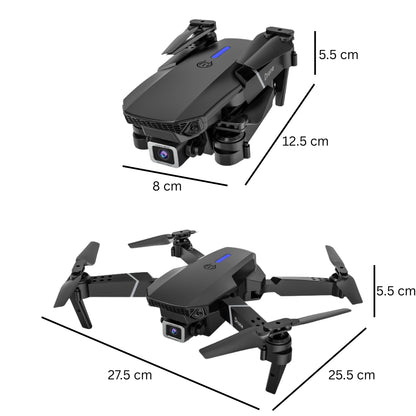 Foldable Dual Camera 4K HD Aerial Photography Drone Quadcopter Remote Control Aircraft