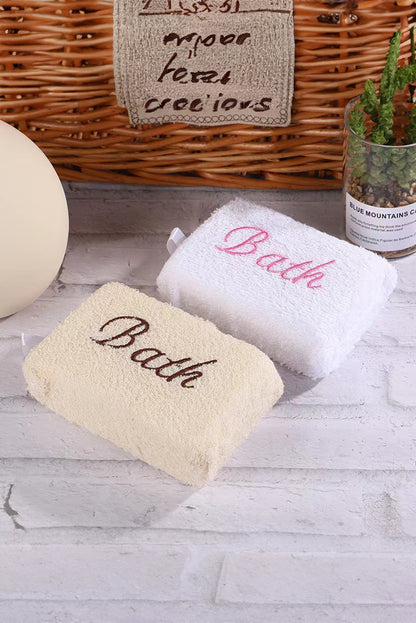 White Natural Loofah Bath Sponge