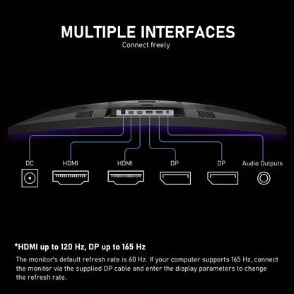 32-inch Ultra-Wide Curved Gaming Computer Monitor