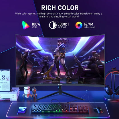 32-inch Ultra-Wide Curved Gaming Computer Monitor