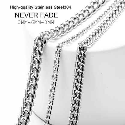 Cuban Link Chains Chokers Necklace For Men