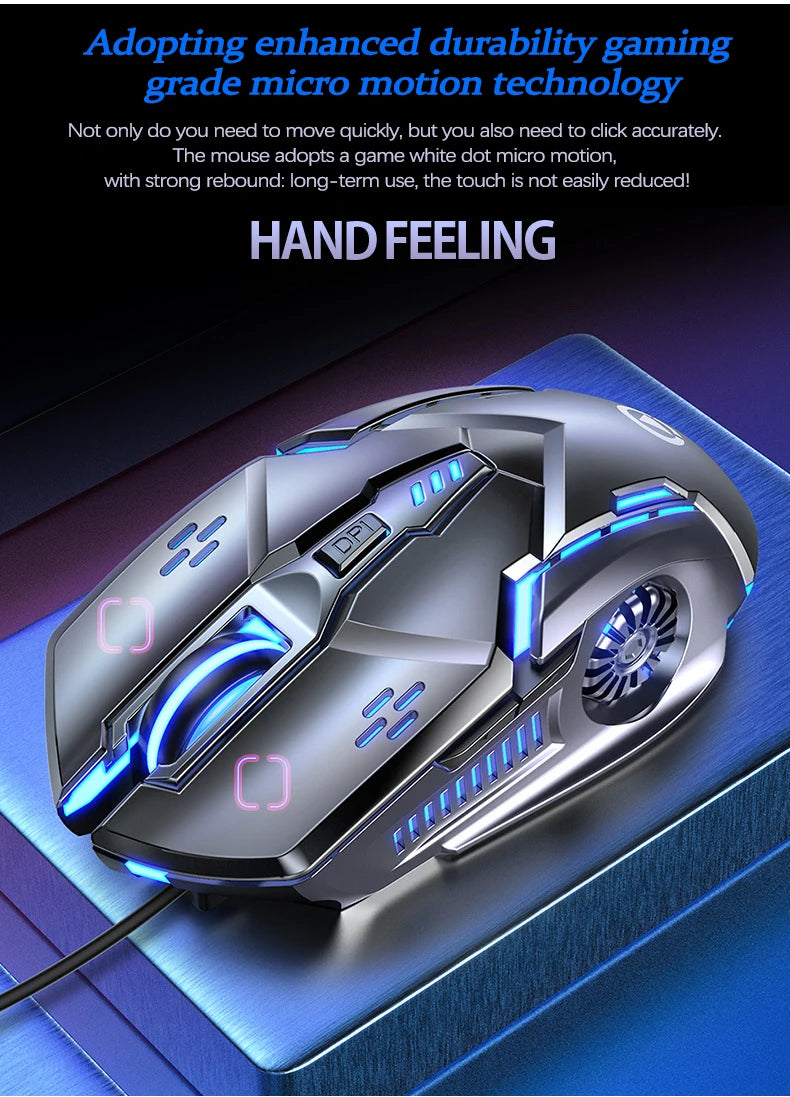 Wired Illuminated Gaming Mouse
