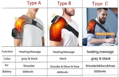Heating Arm Shoulder Massage Belt