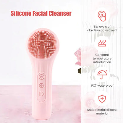 Vibration Roller Gavial Massage Brush Cleaner