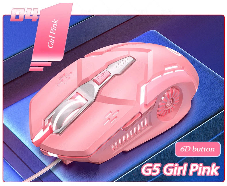 Wired Illuminated Gaming Mouse