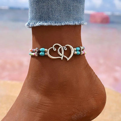 Starfish Conch Shell Beads Anklet For Women