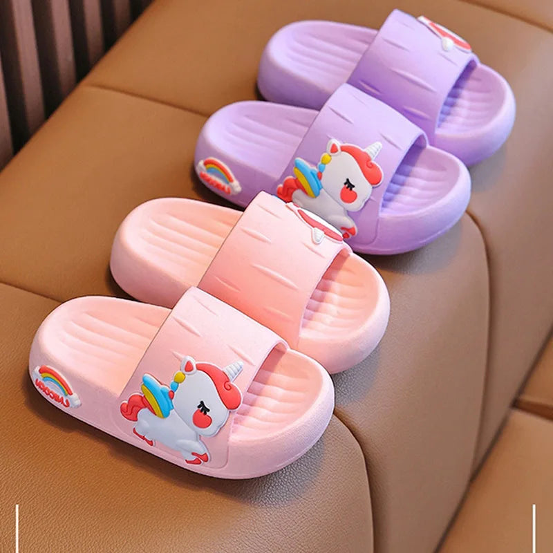 Children's Indoor Home Soft Slippers