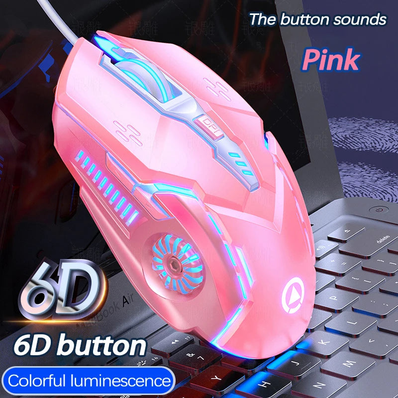 Wired Illuminated Gaming Mouse