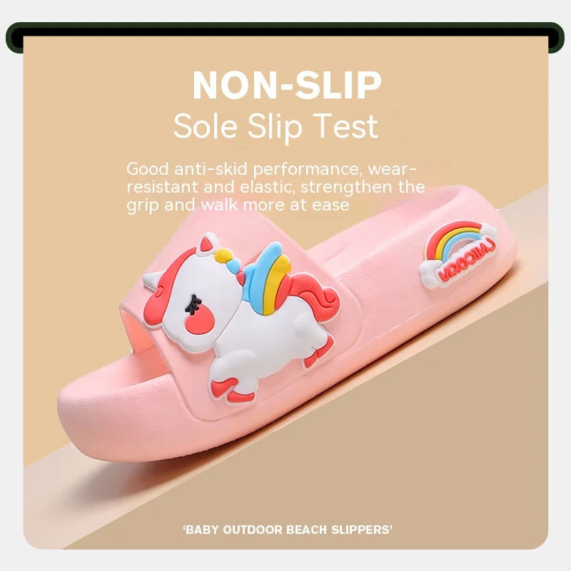 Children's Indoor Home Soft Slippers