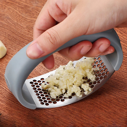 Manual Curve Garlic Press Crusher
