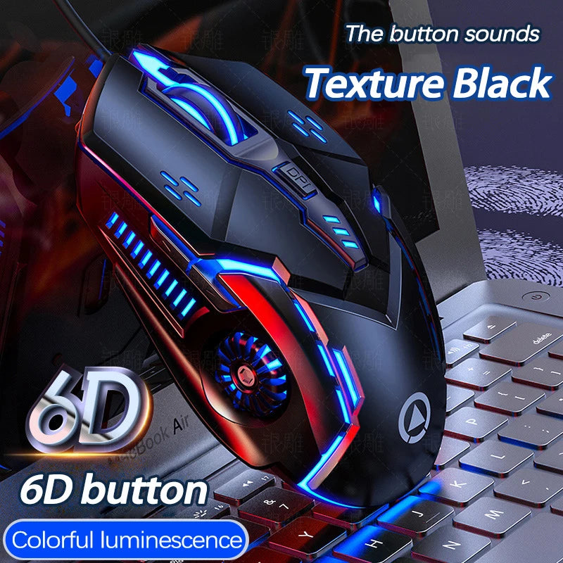 Wired Illuminated Gaming Mouse