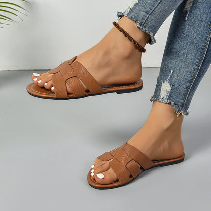 Ladies' Fashionable Casual Flat Sandals
